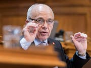 Finanzminister Ueli Maurer schwor den Ständerat auf den Kompromiss zum Finanzausgleich ein. (Bild: KEYSTONE/ALESSANDRO DELLA VALLE)