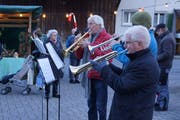 Die Musikgesellschaft Oberschan sorgte für die musikalische Unterhaltung.