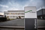Auch beim Rathaus hat die Stadt Gossau Investitionsbedarf. (Bild: Urs Bucher (10. Januar 2014))
