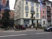 Die Einsatzkräft vor Ort (Bild: Kilian Küttel (Luzern, 5. Dezember 2018))