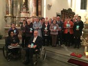 Die Jubilare des Kirchenmusikverbandes Uri wurden in der Pfarrkirche Silenen für ihr langjähriges musikalisches Wirken geehrt. (Bild: PD)