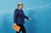 Angela Merkel gibt nach über 18 Jahren den Vorsitz der CDU ab. (Bild: Sean Gallup/Getty; Berlin, 5. November 2018)