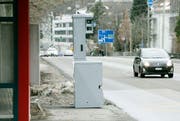 Der Raser wurde insgesamt dreimal von einem Radar auf Höhe Kantonsspital geblitzt. (Bild: Reto Martin)