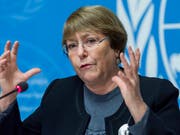 Die Uno-Hochkommissarin für Menschenrechte, Michelle Bachelet, ist sehr enttäuscht von den Ländern, die den Uno-Migrationspakt ablehnen oder infrage stellen. (Bild: KEYSTONE/MARTIAL TREZZINI)