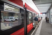 Mit der neuen Durchmesserlinie können ÖV-Passagiere ohne Umsteigen vom Marktplatz zum Güterbahnhof und ins Riethüsli fahren. (Bild: Ralph Ribi, 19. Oktober 2018)