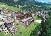 So soll die Mountain Lodge in Sörenberg einst aussehen. (Bild:PD)