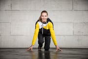 Sie hat die Auszeichnung bereits einmal gewonnen: Leichtathletin Géraldine Ruckstuhl. (Bild: Manuela Jans-Koch (Magglingen, 1. Februar 2018))