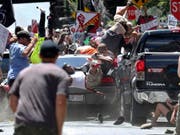 Mit dem Auto in eine Gruppe von Gegendemonstranten: Die US-Justiz befindet einen US-Neonazi des Mordes an einer Frau für schuldig. (Bild: KEYSTONE/AP The Daily Progress/RYAN M. KELLY)