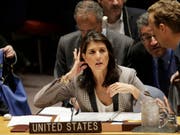 Niederlage für Nikki Haley: Eine Resolution, in der die Hamas wegen ihrer Raketenangriffe auf Israel verurteilt wird, fand in der Uno-Vollversammlung keine Mehrheit. (Bild: KEYSTONE/AP/SETH WENIG)