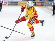 Wechselt per sofort von Biel zu Servette: Verteidiger Mauro Dufner (Bild: KEYSTONE/CYRIL ZINGARO)