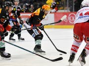 Der SC Bern um Topskorer Mark Arcobello behielt gegen Rapperswil-Jona die Oberhand (Bild: KEYSTONE/PPR/LUKAS LEHMANN)