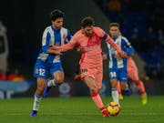 Lionel Messi war gegen Espanyol zweimal erfolgreich (Bild: KEYSTONE/AP/JOAN MONFORT)