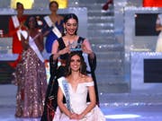 Von der Vorgängerin gekrönt: Die Mexikanerin Vanessa Ponce de Leon ist neue «Miss World». (Bild: missworld.com)