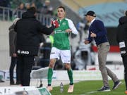 Vincent Sierro traf zweimal in St. Gallen (Bild: KEYSTONE/EDDY RISCH)