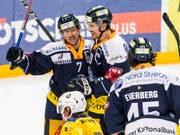 David McIntyre (7) freut sich über sein 1:0 (Bild: KEYSTONE/ALEXANDRA WEY)