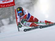 Marcel Hirscher legt mit Startnummer 1 die Laufbestzeit vor (Bild: KEYSTONE/AP/GABRIELE FACCIOTTI)