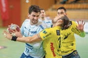 Überzeugte und erzielte sechs Tore für die Krienser: Filip Gavranovic (links). (Bild: Urs Bucher (St. Gallen, 9. Dezember 2018))