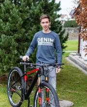 Er ist leidenschaftlicher Mountainbiker: Renato Rodighiero aus Appenzell Steinegg. (Bild: Claudio Weder)