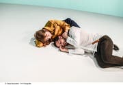 Pascale Pfeuti und Fabian Müller in «Versetzung». (Bild: Tanja Dorendorf)