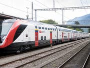 Der neue Doppelstockzug FV-Dosto kommt vorerst nur als Interregio zwischen Chur, St. Gallen, Zürich und Basel zum Einsatz. (Bild: KEYSTONE/ANTHONY ANEX)