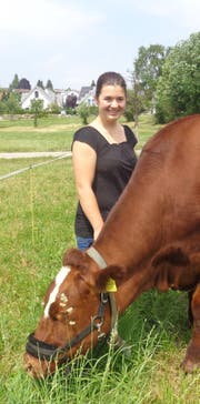 Sonja Schneider absolviert eine Landwirtschaftslehre. (Bild: PD)