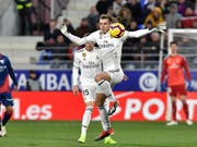 Gareth Bale war Reals Torschütze beim knappen Sieg gegen den Tabellenletzten Huesca (Bild: KEYSTONE/AP/ALVARO BARRIENTOS)