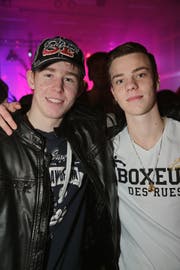 Sie sind geteilter Meinung über den Mann im roten Gewand: David Rohner und Nick Sonner.