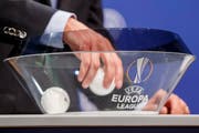 Die Auslosung der Europa League fand am Montagnachmittag in Nyon statt. (Bild: Keystone)