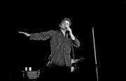 Johnny Cash während eines Auftritts in Bremen (Deutschland) im Jahr 1972. (Bild: wikipedia.org/Heinrich Klaffs)