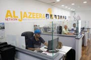 Der katarische TV-Sender Al Jazeera ist Israel ein Dorn im Auge. (Bild: Keystone)