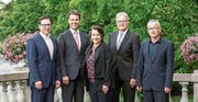 Der künftige Verwaltungsrat der Triaplus AG wurde von den Regierungen der Konkordatskantone Uri, Schwyz und Zug bestimmt: (von links) Daniel Grunder, Gerhard Dammann, (Bild: PD)