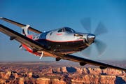 Der Pilatus PC-12 NG unterwegs in den USA. (Bild: Pilatus Aircraft Ltd)