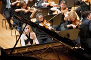 Grosses Solo: Natasha Roqué Alsina spielt mit dem Luzerner Sinfonieorchester das zweite Klavierkonzert von Sergei Rachmaninow. (Bild: Eveline Beerkircher)
