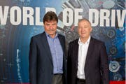 Mehrheitsaktionär Karl-Walter Braun (links) und CEO Eugen Elmiger. (Bild: pd)