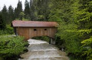 Die Lorzentobelbrücke. (Bild: Stefan Kaiser (1. Mai 2017))