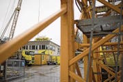 Rund 40 Wohnungen sollen künftig auf dem Areal entstehen. (Bild: Maria Schmid (Allenwinden, 18. Februar 2018))