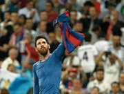 Lionel Messi ist laut seinem Trainer Luis Enrique schlicht «der beste Spieler der Geschichte». (Bild: Susana Vera/Reuters (Madrid, 23. April 2017))