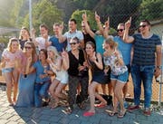 Der TC Malters hatte gleich doppelten Grund zum Feiern: Die Männer-Equipe wie auch das Frauenteam schafften den Sprung in die 1. Liga. (Bild: PD (Malters, 17. Juni 2017))
