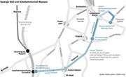 Die Spange Süd und der Autobahntunnel-Bypass. (Bild: Grafik mop)