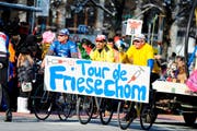 Gedopte Radfahrer werden aufs Korn genommen. (Bild: Maria Schmid / Neue ZZ)