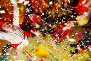Abrakadabra: Hexen und Zauberer toben sich am Kinderball der Meisterschaft aus. (Bild Stefan Kaiser/Neue ZZ)