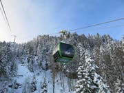 Die Luftseilbahn von Kräbel auf die Rigi Scheidegg ist neu gebaut (Bild: PD)