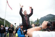 Bernhard Kämpf gewinnt das Brünig-Schwinget, (Bild: Manuela Jans)