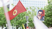 PKK- und PYD-Unterstützer nahmen am G20 an Protestmärschen teil. (Bild: Cuneyt Karadag/Getty (Hamburg, 8. Juli 2017))