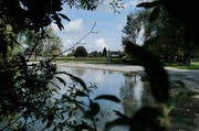 Das Zuger Brüggli: eine lauschige Bucht zum Baden. Von obszönen Foto-Sessions fühlen sich die Badegäste hier eher gestört. (Bild: Stefan Kaiser / Neue ZZ)