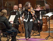 Patricia Kopatchinskaja am Mittwoch im KKL. (Bild: Priska Ketterer/LF)