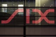 Das Logo der Schweizer Boerse SIX Swiss Exchange, aufgenommen am Donnerstag, 10. Maerz 2017, in Zuerich. (KEYSTONE/Thomas Delley) (Bild: THOMAS DELLEY (KEYSTONE))
