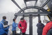 Die Kabinen sind hell und bieten einen guten Ausblick. (Bild: Urs Flüeler / Keystone (Schwyz, 16. Dezember 2017))