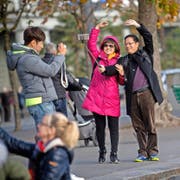 Asiatische Touristen wollen umworben werden. (Bild: Boris Bürgisser)