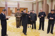 Ein Foto des nordkoreanischen Präsidenten Kim Jong Un im März 2017. (Bild: EPA/KCNA)